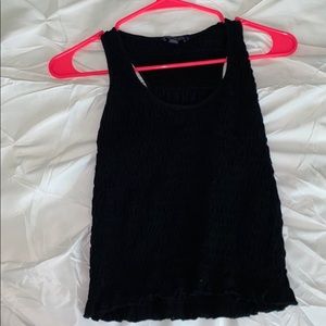 American eagle plain black tank top